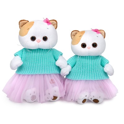 Мягкая игрушка Ли-Ли в вязаной кофте - фото 1