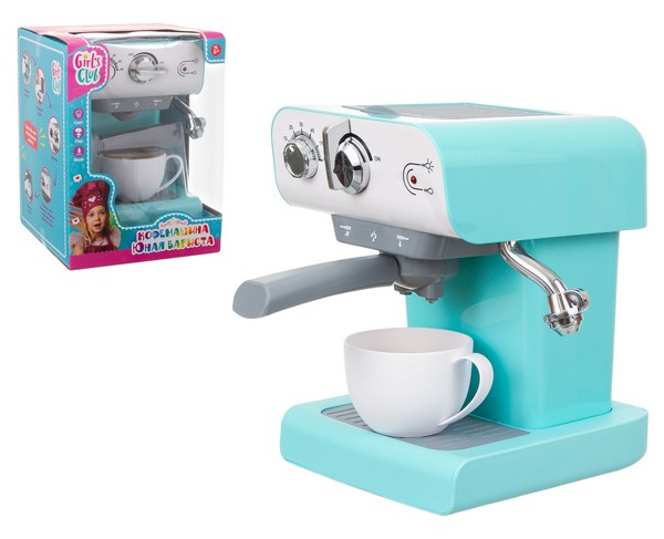 Кофемашина рожковая на бат. свет, звук Girl`s Club - фото 1