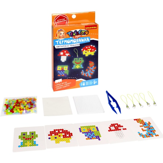 Термомозайка неоновая Лесные обитатели. Светится в темноте - фото 1