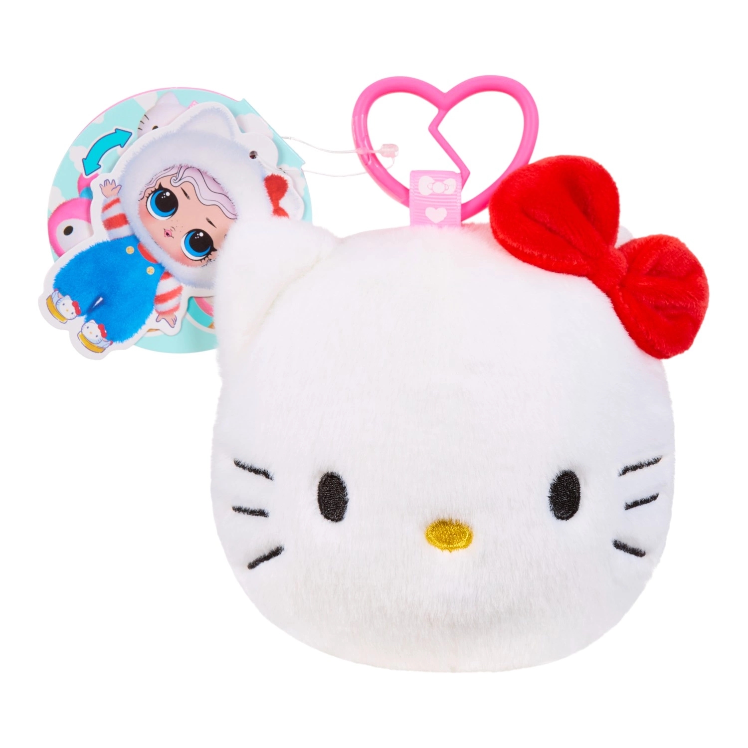 Кукла - сюрприз LOL Двусторонняя плюшевая игрушка с куклой Hello Kitty с аксесс.