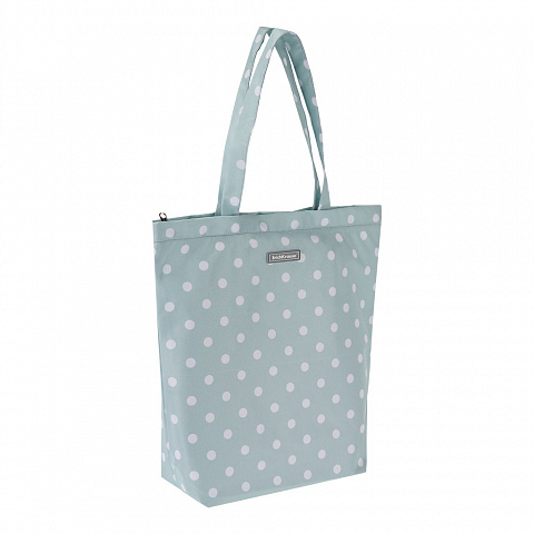 Сумка - шоппер на молнии Dots in Mint EK - миниатюра 2