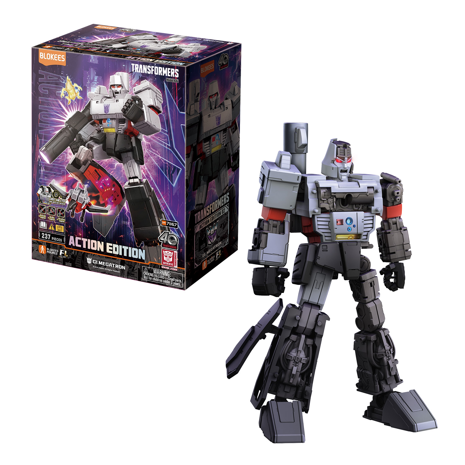 Конструктор Трансформеры Action Edition Мегатрон Blokees - фото 1