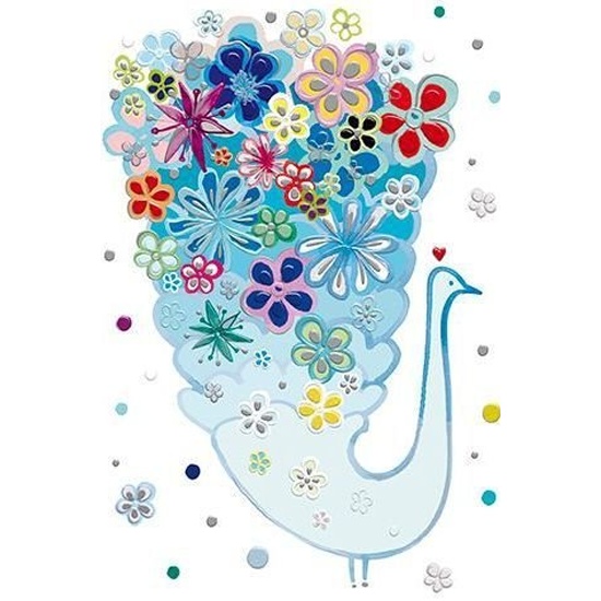 Открытка Павлин - фото 1