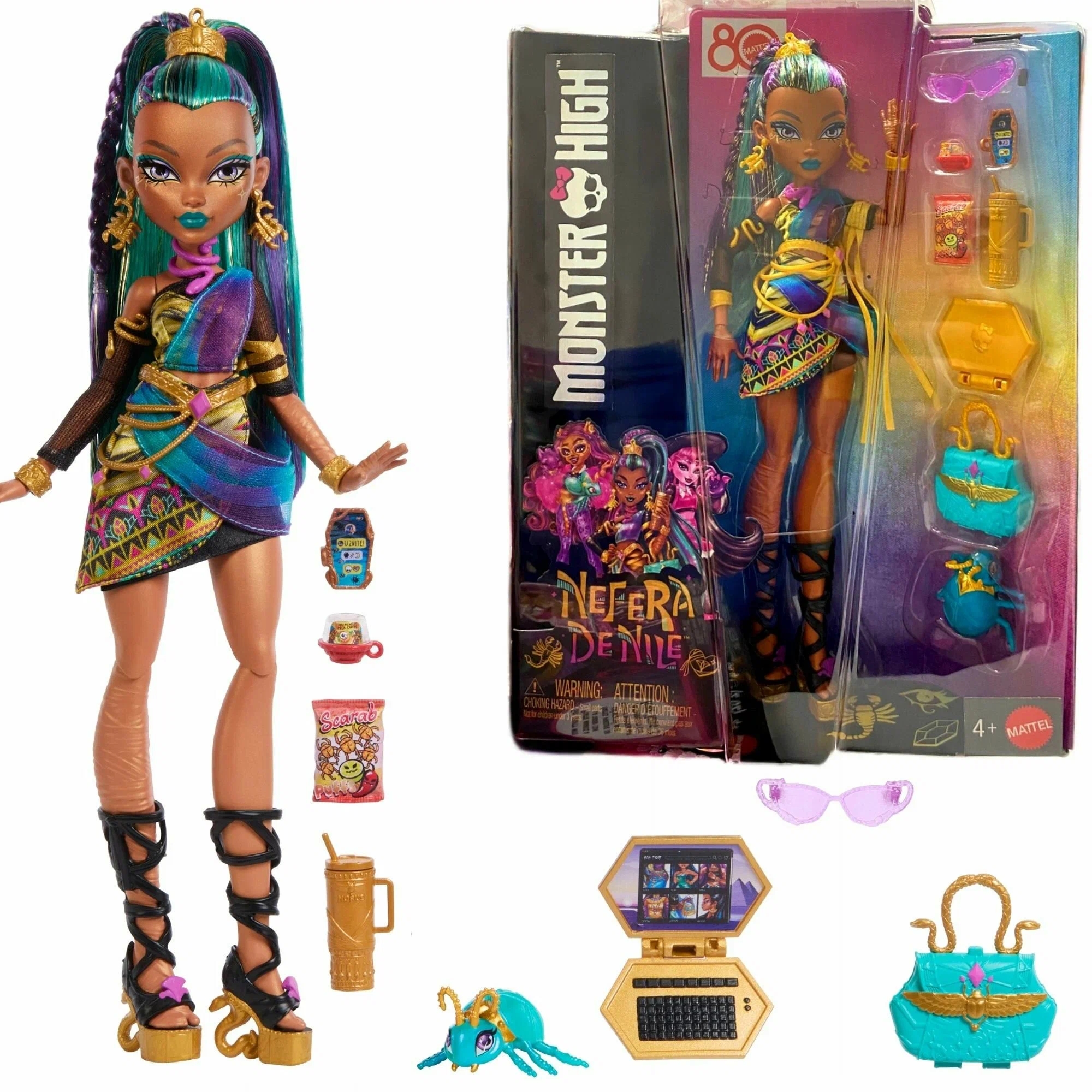 Кукла Monster High Нефера де Нил - фото 1