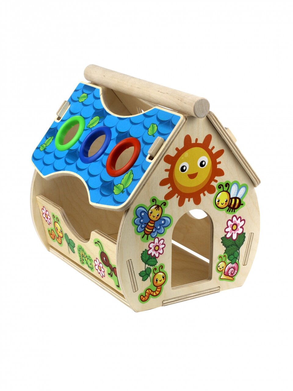 Сортер Дом Букашки WOODLANDTOYS - фото 1