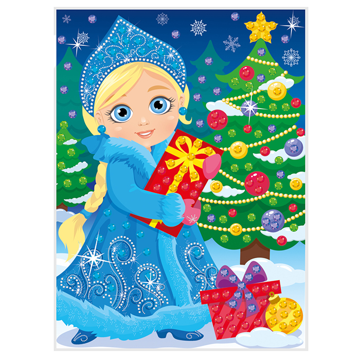 Картина из страз Снегурочка - фото 1