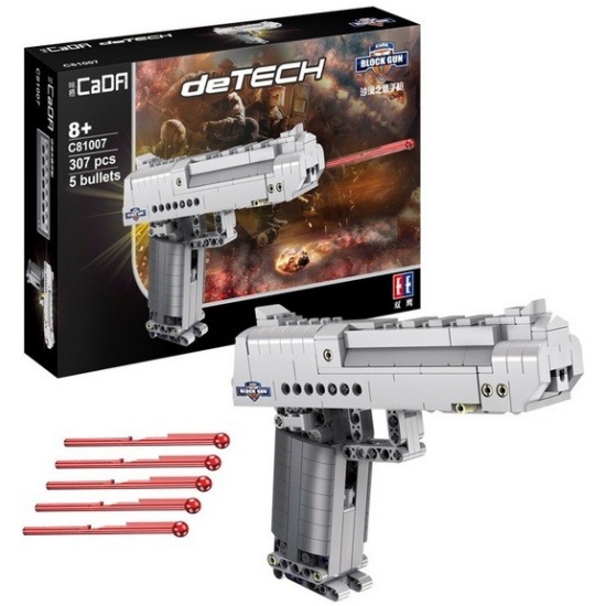 Конструктор CADA Пистолет 307дет. - фото 1