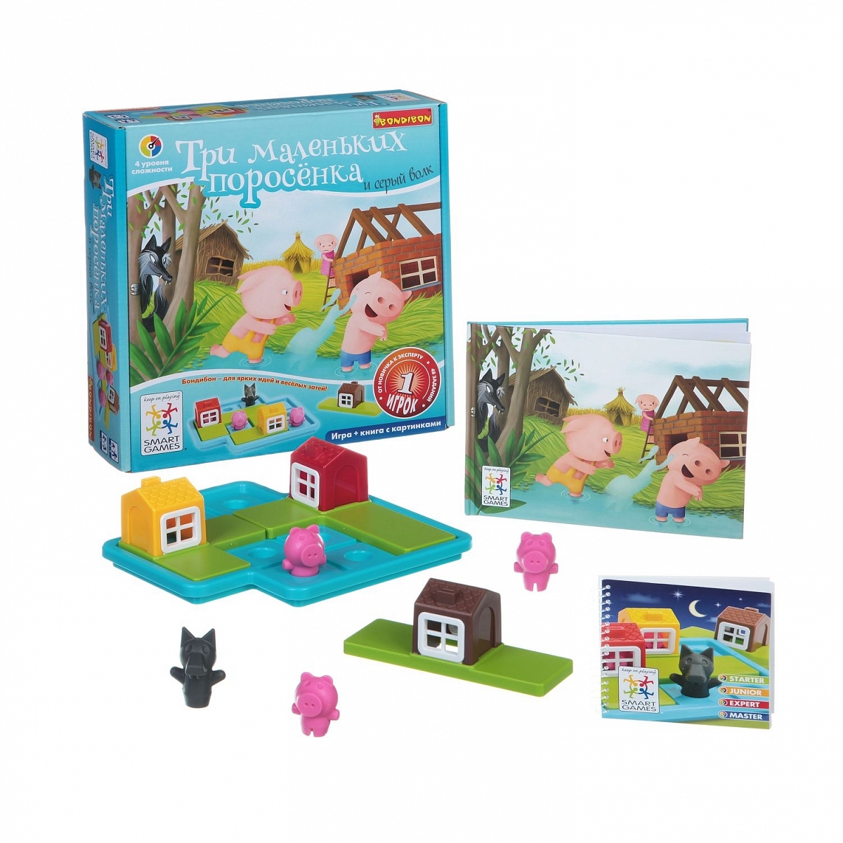 Настольная игра Три маленьких поросенка 023/ВВ1355 - миниатюра 2