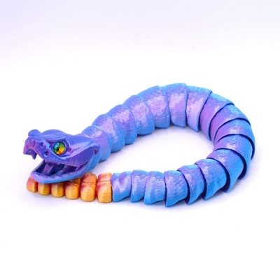 Фигурка 3D Змея Гремучка - Погремучка FUNBERRY TOYS - фото 1