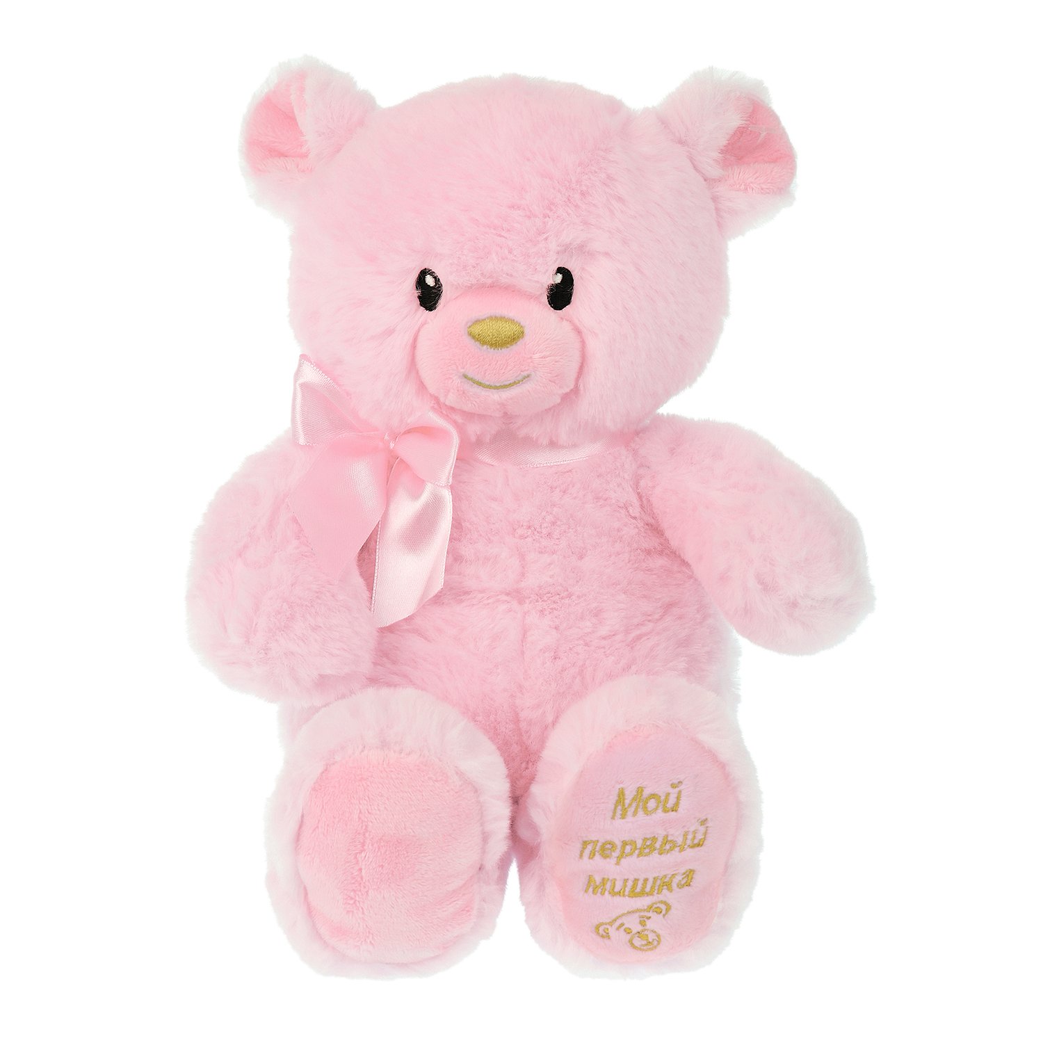Мягкая игрушка Мишка 20см роз. - фото 1