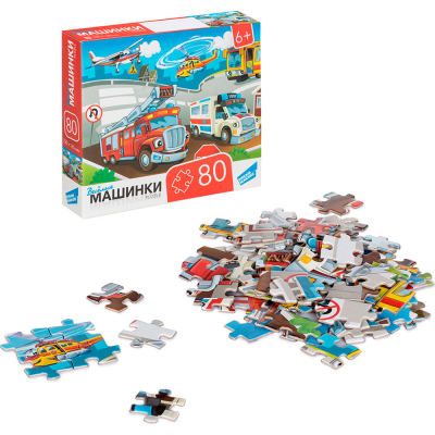 Пазл 80 Машинки - миниатюра 2