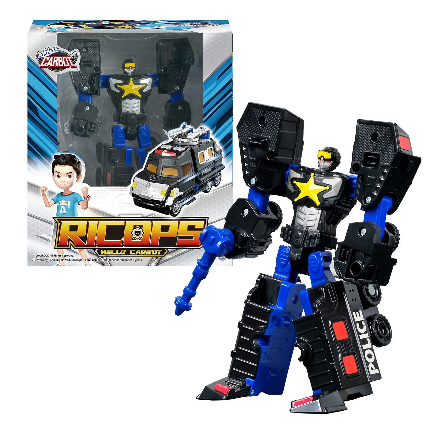 Трансформер Карбот Ricops 16cм S7 - фото 1