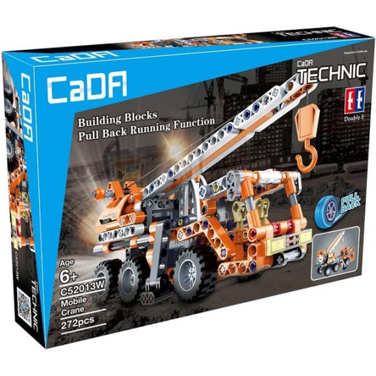 Конструктор CADA Передвижной кран 272 дет. - миниатюра 2