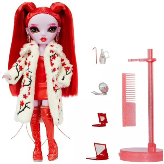 Кукла 28 см Shadow Рози Редвуд красная Рейнбоу Хай - фото 1