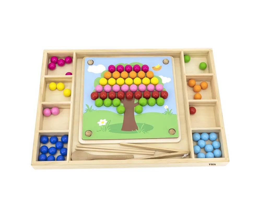 Настольная игра деревянная Catch & Match VIGA - миниатюра 2