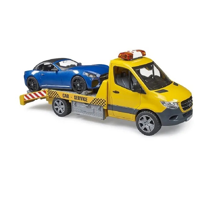 Автотранспортер Mercedes - Benz Sprinter со светозвук. модулем Bruder - фото 1