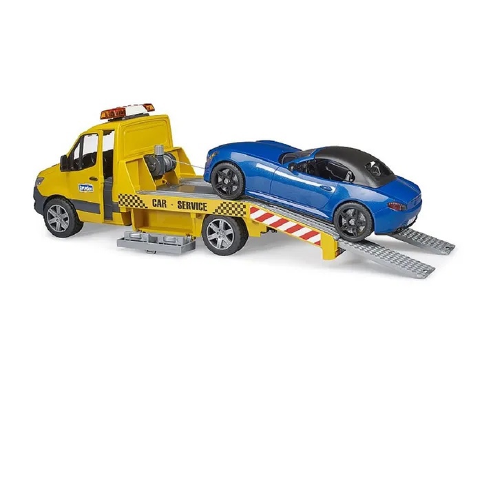 Автотранспортер Mercedes - Benz Sprinter со светозвук. модулем Bruder - миниатюра 2