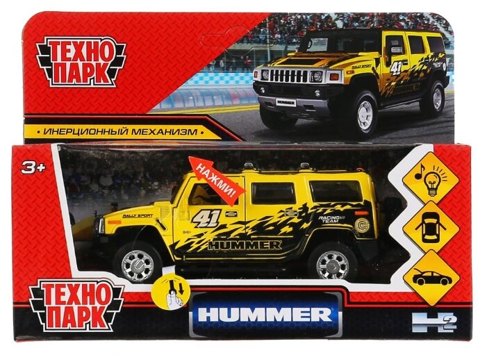 Модель мет. HUMMER h2 спорт ТЕХНОПАРК - фото 1