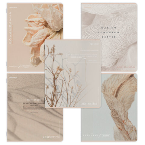 Тетрадь 48л. клетка SoftTouch Пастель BRAUBERG - фото 1