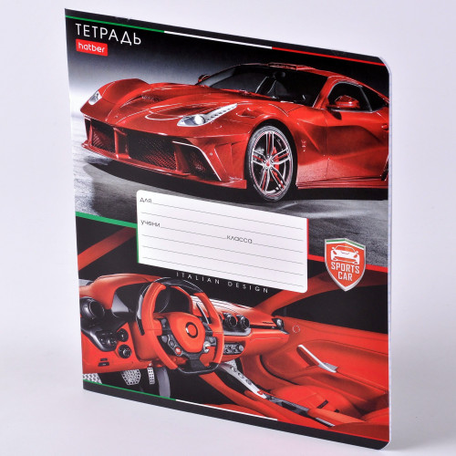 Тетрадь 12л. клетка В мире авто Hatber - миниатюра 4