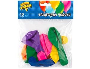 Набор шаров разноцв. 10шт. Пастель 25см. - миниатюра 2