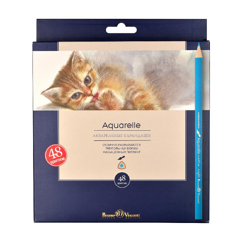 Карандаши 48 цв. акварельные Bruno Visconti - миниатюра 2