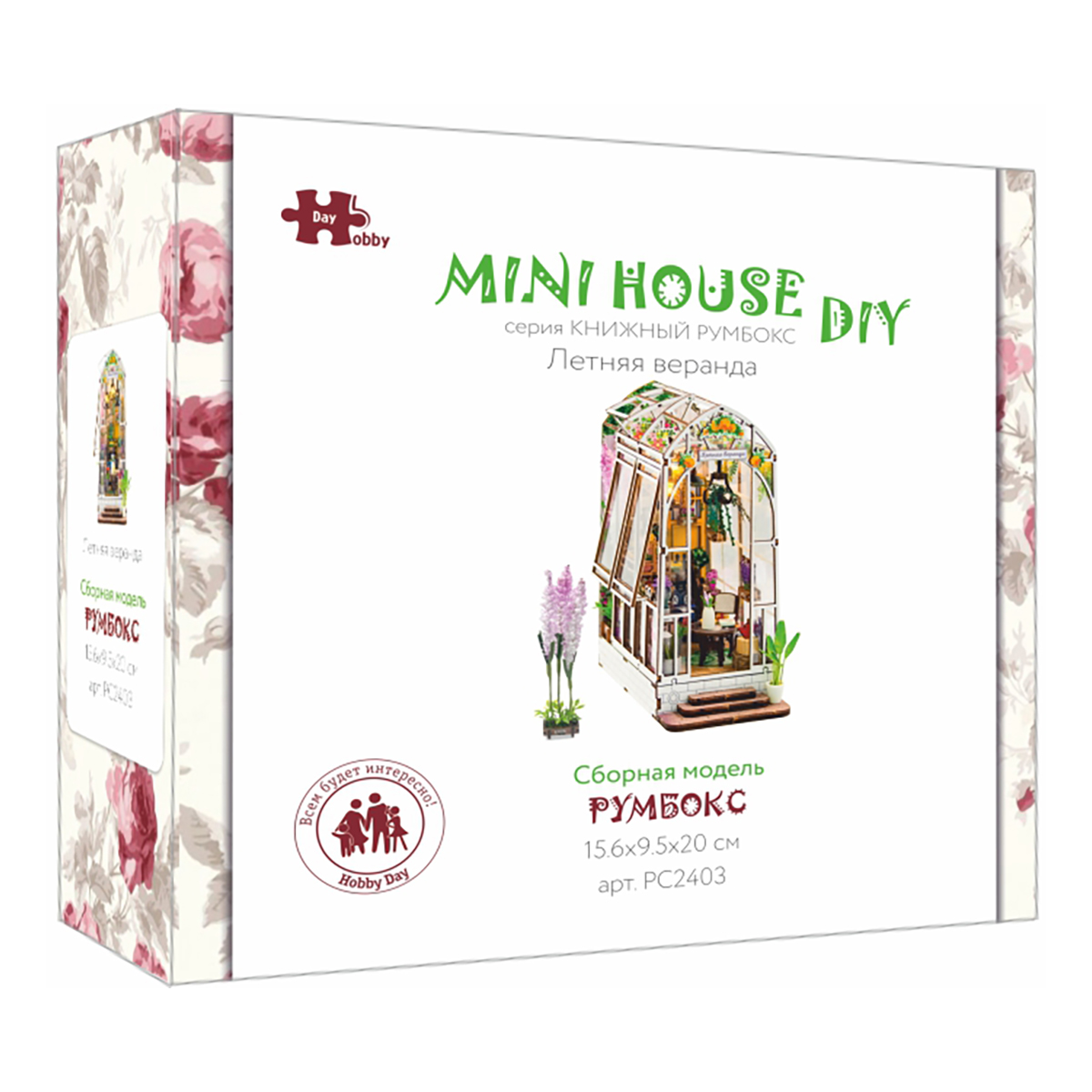 Конструктор деревянный интерьерный Летняя веранда MiniHouse - фото 1