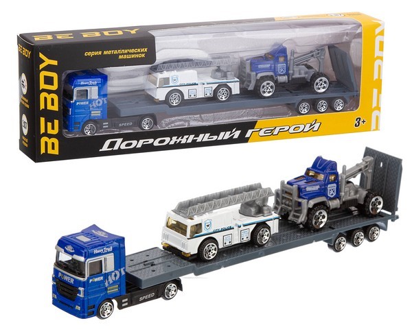 Машина металлическая Тягач 1:87 BeBoy