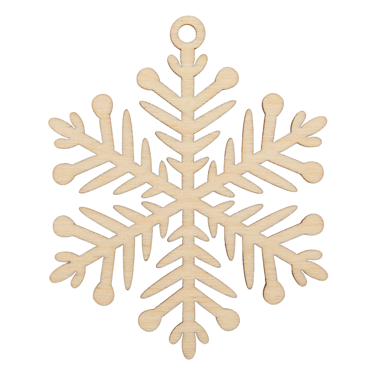 Роспись по дереву Подвеска Снежинка 02 Mr. Carving - миниатюра 2