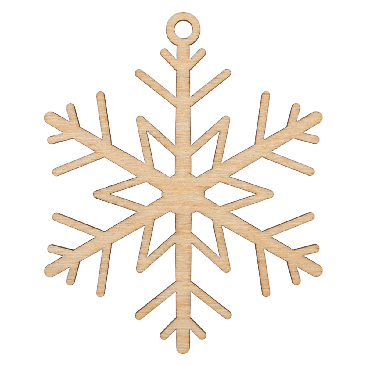 Роспись по дереву Подвеска Снежинка 02 Mr. Carving - фото 1