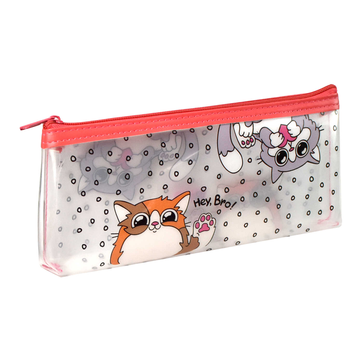 Пенал на молнии Два кота Феникс - фото 1