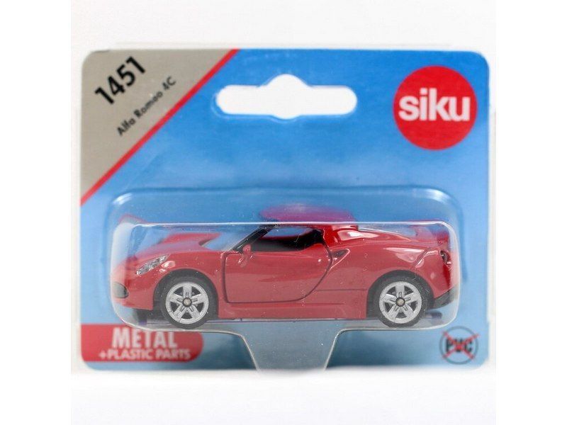Машина металлическая Alfa Romeo 4с SIKU - миниатюра 2