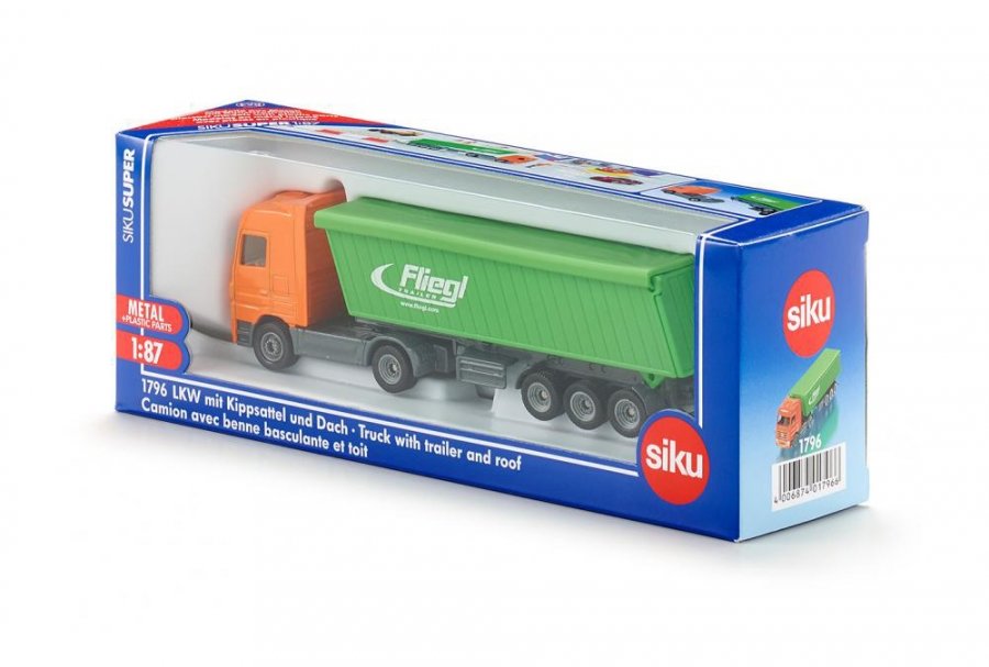 Модель мет. SIKU Грузовик с прицепом - миниатюра 2