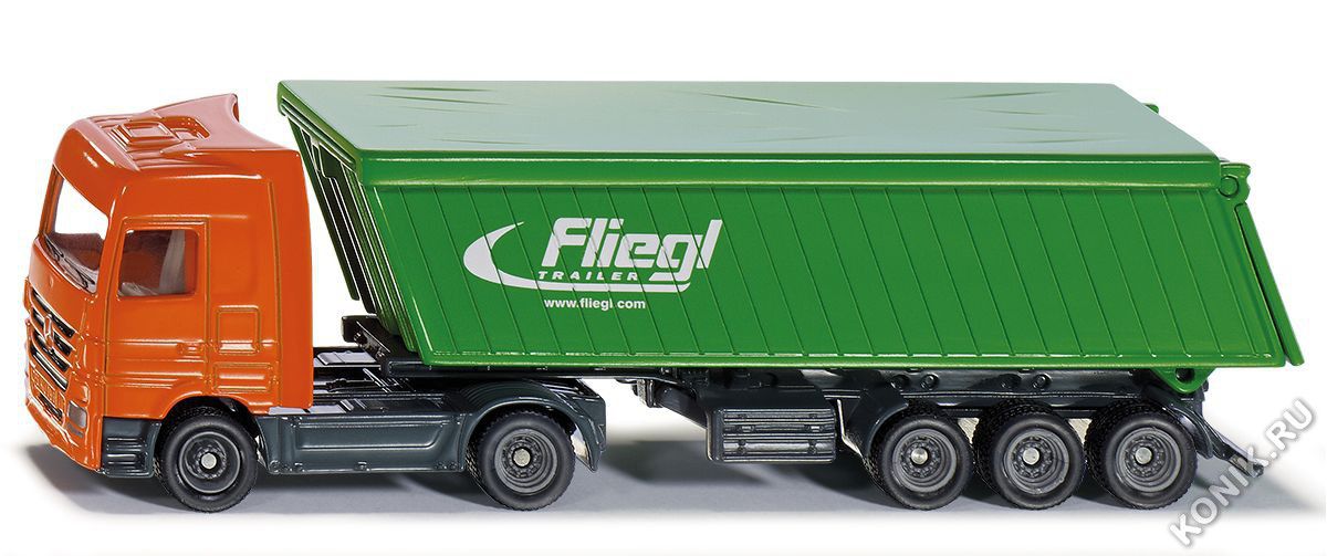 Модель мет. SIKU Грузовик с прицепом - фото 1