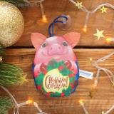  Антистресс с присоской С Новым годом! хрюша - фото 1