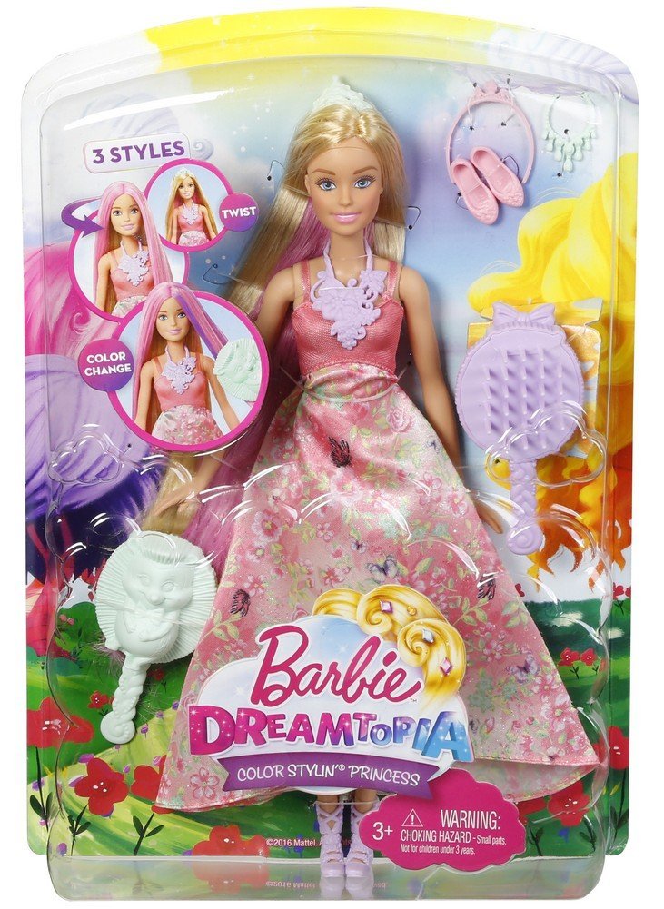 Кукла Барби Принцесса с волшебными волосами - миниатюра 2
