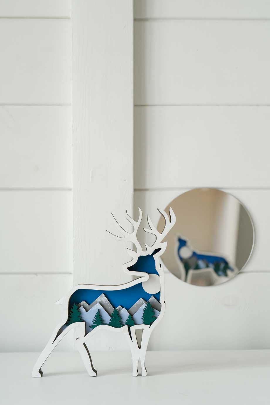 Роспись по дереву Олень серия Лес Dobrika - фото 1