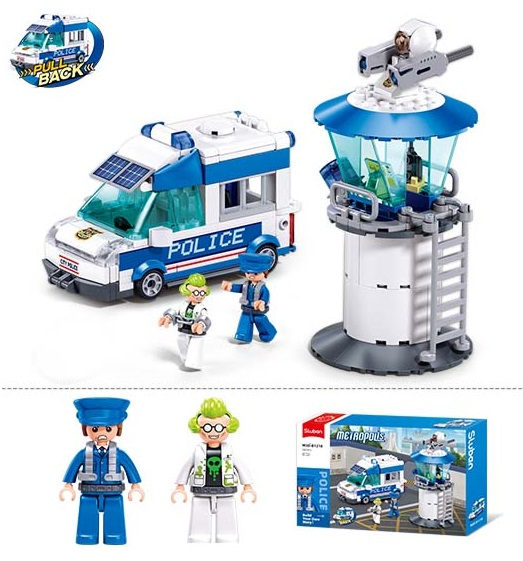 Конструктор СЛУБАН Сопровождение преступника 245дет. М38-В1218 - миниатюра 2