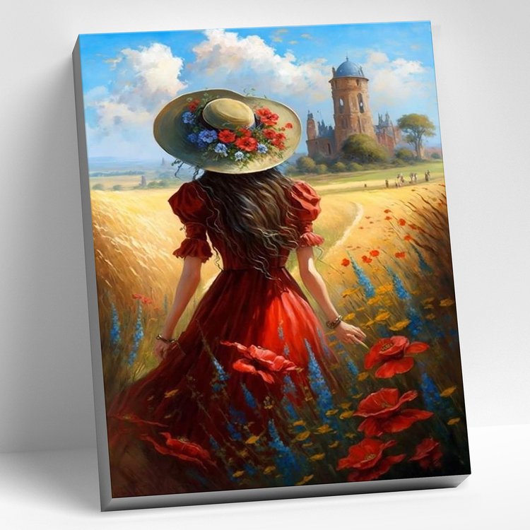 Картина по номерам 40*50 Полевой пейзаж Molly - фото 1