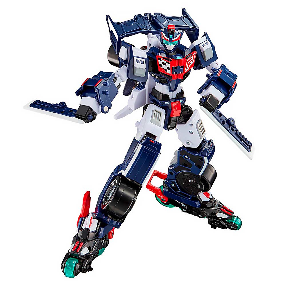 Трансформер Метал Кард Бот Флэшвектор 20см S2 - миниатюра 2