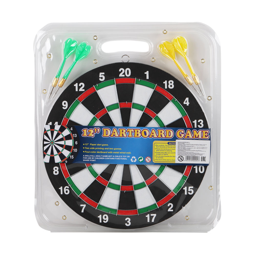 Дартс на блист. 30см. 4 дротика - фото 1