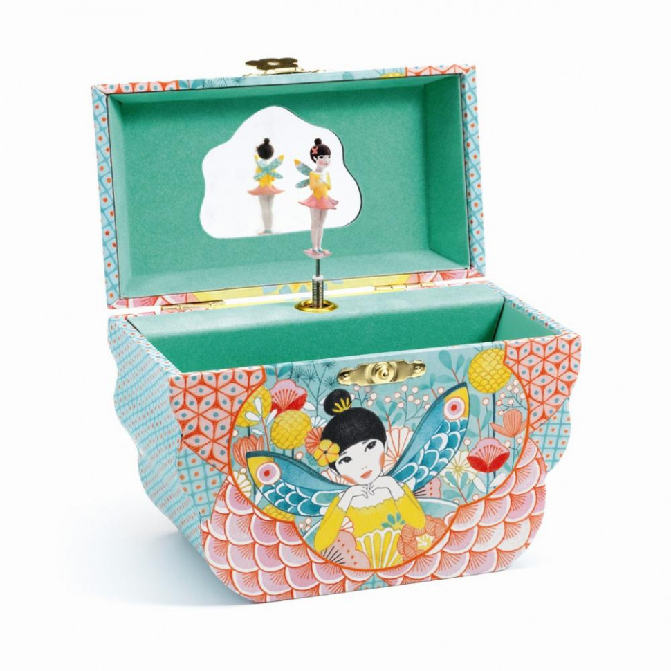 Шкатулка муз. Цветочная DJECO - фото 1