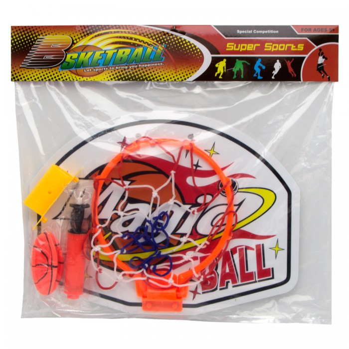 Набор для игры в баскетбол (корзина, мяч, насос) - фото 1