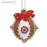 Шарик из пайеток Огненный закат - фото 1