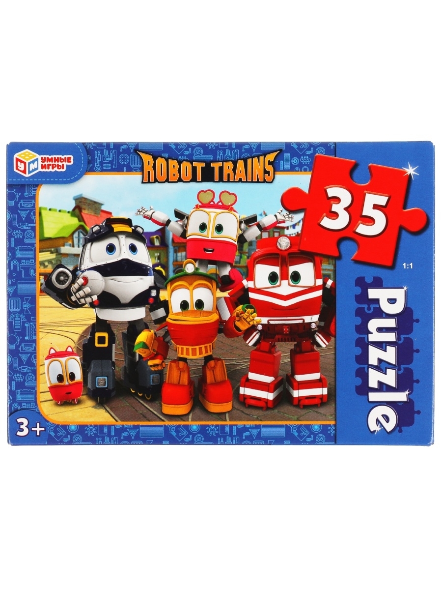 Пазл 35 MAXI РоботТрейнс - фото 1
