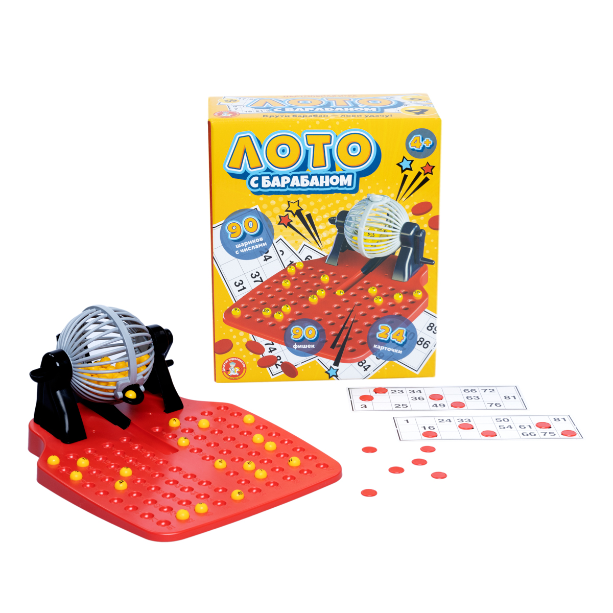 Настольная игра Лото с барабаном ДК - фото 1
