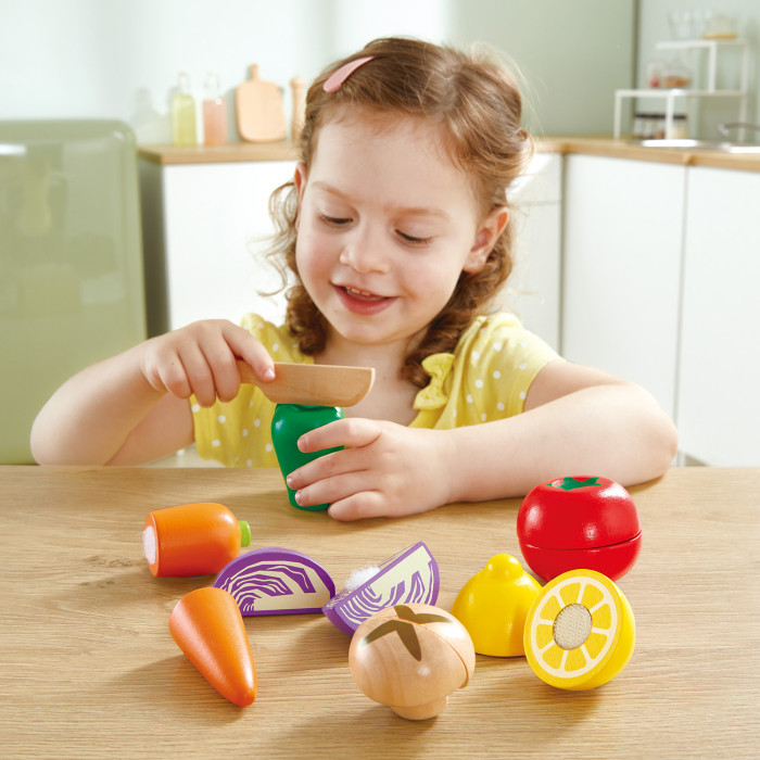 Продукты Овощи на липучках 7 предм. Hape - миниатюра 2