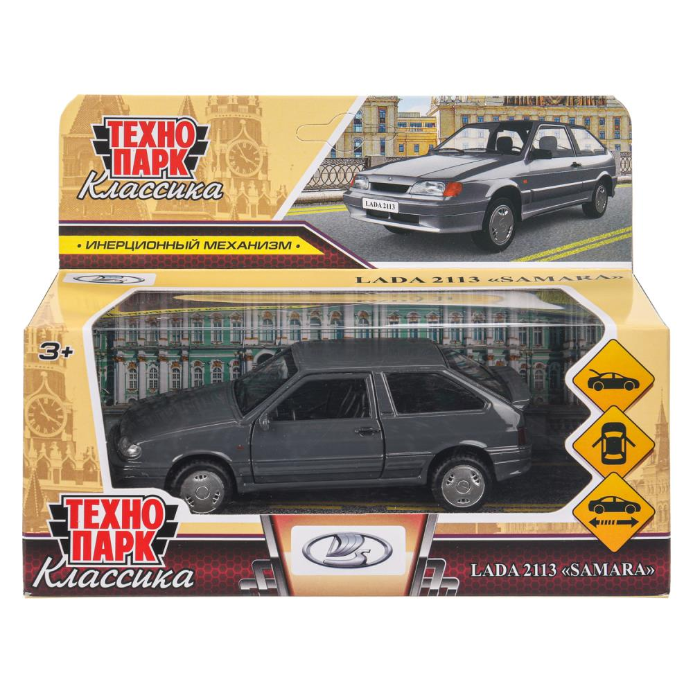 Машина металлическая ТЕХНОПАРК ВАЗ-2113 сер. - фото 1