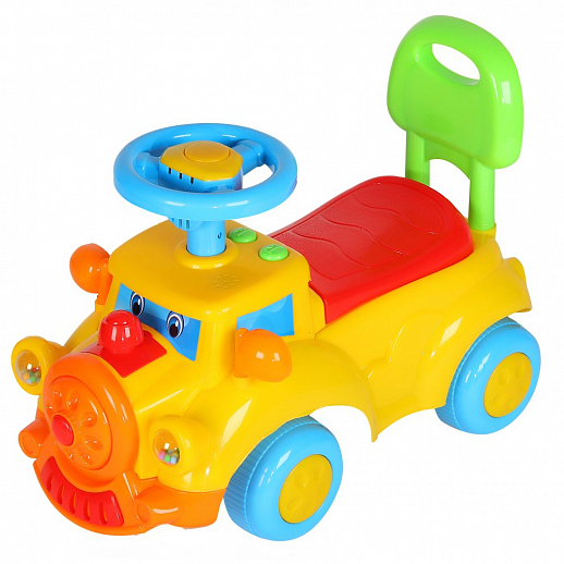 Каталка Паровоз желт. (звук) - фото 1