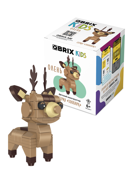 Конструктор QBRIX Олень 99дет.